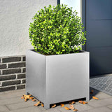 Garden Planter 50x50x50 cm Galvanised Steel