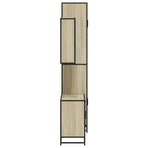 3 Piece Bathroom Furniture Set Sonoma Oak Engineered Wood
