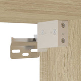 3 Piece Bathroom Furniture Set Sonoma Oak Engineered Wood