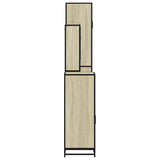 4Â Piece Bathroom Furniture SetÂ Sonoma Oak Engineered Wood