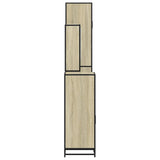 4Â Piece Bathroom Furniture SetÂ Sonoma Oak Engineered Wood