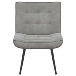 Relaxing Chair Light Grey 64x74x84 cm Velvet