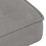Relaxing Chair Light Grey 64x74x84 cm Velvet