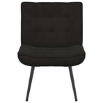 Relaxing Chair Black 64x74x84 cm Velvet