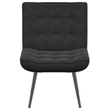 Relaxing Chair Black 64x74x84 cm Velvet - Top-Down View