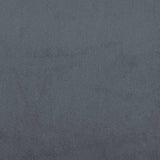 Relaxing Chair with Stool Dark Grey Velvet