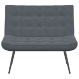 Bench Dark Grey 110x74x84 cm Velvet
