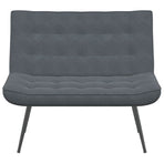 Bench Dark Grey 110x74x84 cm Velvet
