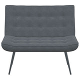 Bench Dark Grey 110x74x84 cm Velvet - Top-Down View