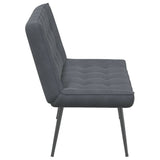 Bench Dark Grey 110x74x84 cm Velvet - 45-Degree Angle