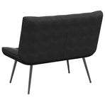 Bench Black 110x74x84 cm Velvet