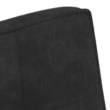 Bench Black 110x74x84 cm Velvet - Close-Up Angle