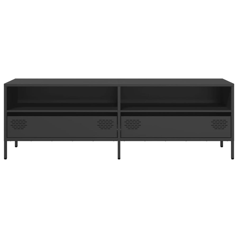 TV Cabinet Black 135x39x43.5 cm Cold-rolled Steel