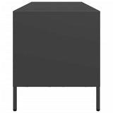 TV Cabinet Black 135x39x43.5 cm Cold-rolled Steel - Rear View