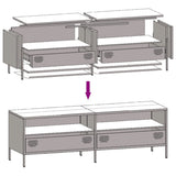 TV Cabinet Black 135x39x43.5 cm Cold-rolled Steel - Extra Image