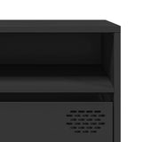 TV Cabinet Black 202x39x43.5 cm Cold-rolled Steel - Extra Image