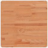 Basin Shelf Wall Mounted Steel and Solid Wood Beech - Low Angle