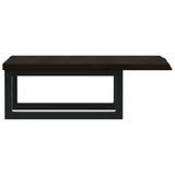 Basin Shelf Wall Mounted Steel and Solid Wood Oak - 45-Degree Angle