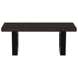 Basin Shelf Wall Mounted Steel and Solid Wood Oak