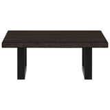 Basin Shelf Wall Mounted Steel and Solid Wood Oak
