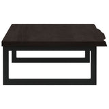 Basin Shelf Wall Mounted Steel and Solid Wood Oak