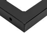 Basin Shelf Wall Mounted Steel and Solid Wood Oak - Extra Image