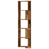 Corner Bookcase 5-Tier Old Wood 50x50x179 cm Engineered Wood