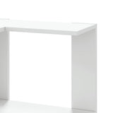 Corner Bookcase 3-Tier White 50x50x102 cm Engineered Wood