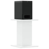 Speaker Stands 2 pcs White 30x30x40 cm Engineered Wood - Side View