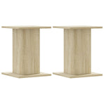 Speaker Stands 2 pcs Sonoma Oak 30x30x40 cm Engineered Wood