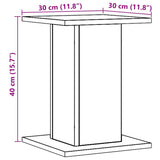 Speaker Stands 2 pcs Artisian Oak 30x30x40 cm Engineered Wood - Extra Image