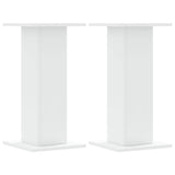 Speaker Stands 2 pcs White 30x30x60 cm Engineered Wood