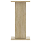 Speaker Stands 2 pcs Sonoma Oak 30x30x60 cm Engineered Wood - 45-Degree Angle