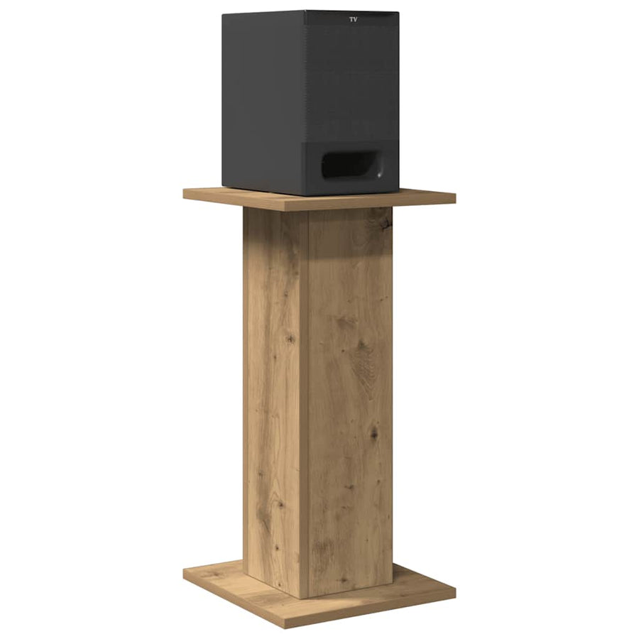 Speaker Stands 2 pcs Artisan Oak 30x30x60 cm Engineered Wood