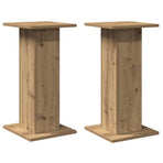 Speaker Stands 2 pcs Artisan Oak 30x30x60 cm Engineered Wood