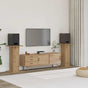 Speaker Stands 2 pcs Artisan Oak 30x30x60 cm Engineered Wood
