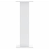 Speaker Stands 2 pcs White 30x30x80 cm Engineered Wood