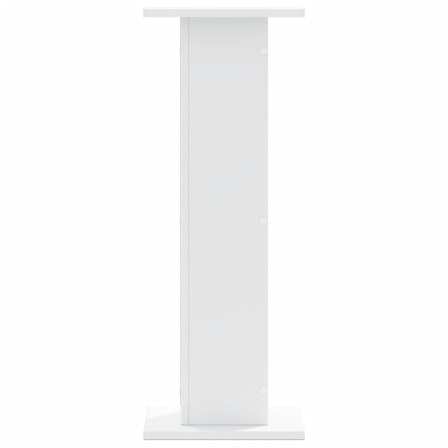 Speaker Stands 2 pcs White 30x30x80 cm Engineered Wood