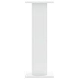 Speaker Stands 2 pcs White 30x30x80 cm Engineered Wood - 45-Degree Angle