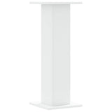 Speaker Stands 2 pcs White 30x30x80 cm Engineered Wood - Top-Down View