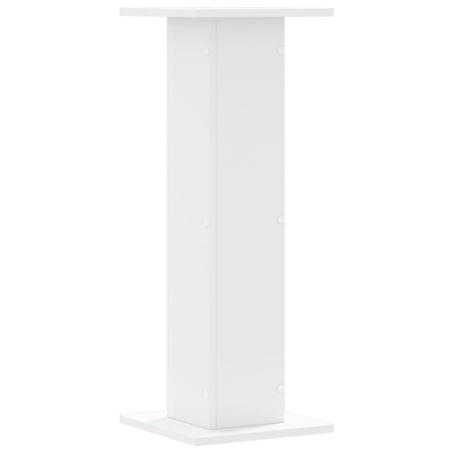 Speaker Stands 2 pcs White 30x30x80 cm Engineered Wood