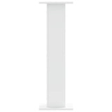 Speaker Stands 2 pcs White 30x30x95 cm Engineered Wood - 45-Degree Angle