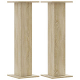Speaker Stands 2 pcs Sonoma Oak 30x30x95 cm Engineered Wood
