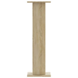 Speaker Stands 2 pcs Sonoma Oak 30x30x95 cm Engineered Wood - 45-Degree Angle