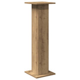 Speaker Stands 2 pcs Artisian Oak 30x30x95 cm Engineered Wood - Front View