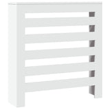 Radiator Cover White 78x20x82 cm Engineered Wood