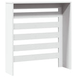 Radiator Cover White 78x20x82 cm Engineered Wood