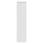Radiator Cover White 104x20x82 cm Engineered Wood
