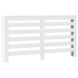 Radiator Cover White 149x20x82 cm Engineered Wood