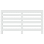 Radiator Cover White 149x20x82 cm Engineered Wood